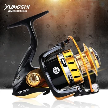 

Hot Sell 2000 3000 4000 5000 6000 7000Series Spool Ratio 5.5:1 Spinning Fishing Reel 12BB metal rocker fishing vessel Metal Spoo
