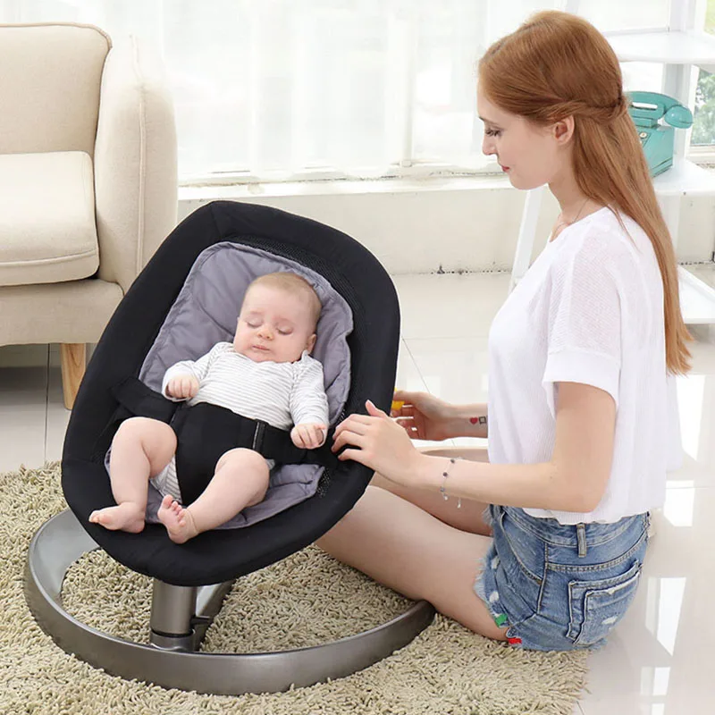 Cradle Baby Rocking Chair Lounge Release Mother S Cradle Baby Rocking Chair Lounge Release Mother S Hands Hanging Newborn In Bouncers Jumpers Swings From Kids On