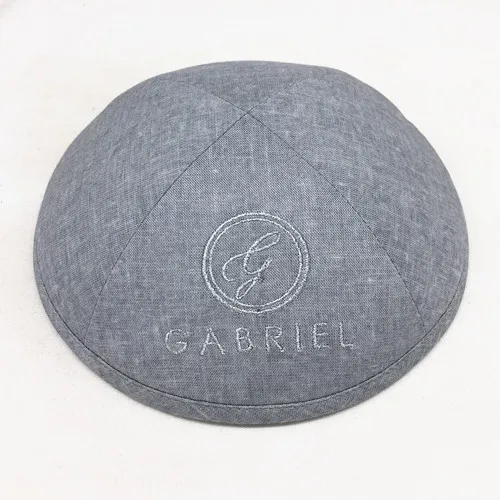 

Custom products 19cm KippotKippaYarmulke Kipa Jewish cap kippah kullies Beanies Jewish hat Skull cap
