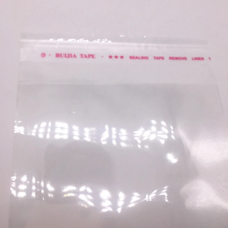 100pcs 5x7cm Resealable Poly Bag Transparent Opp Bag Plastic Bags Self Adhesive Seal Jewellery Making Bag