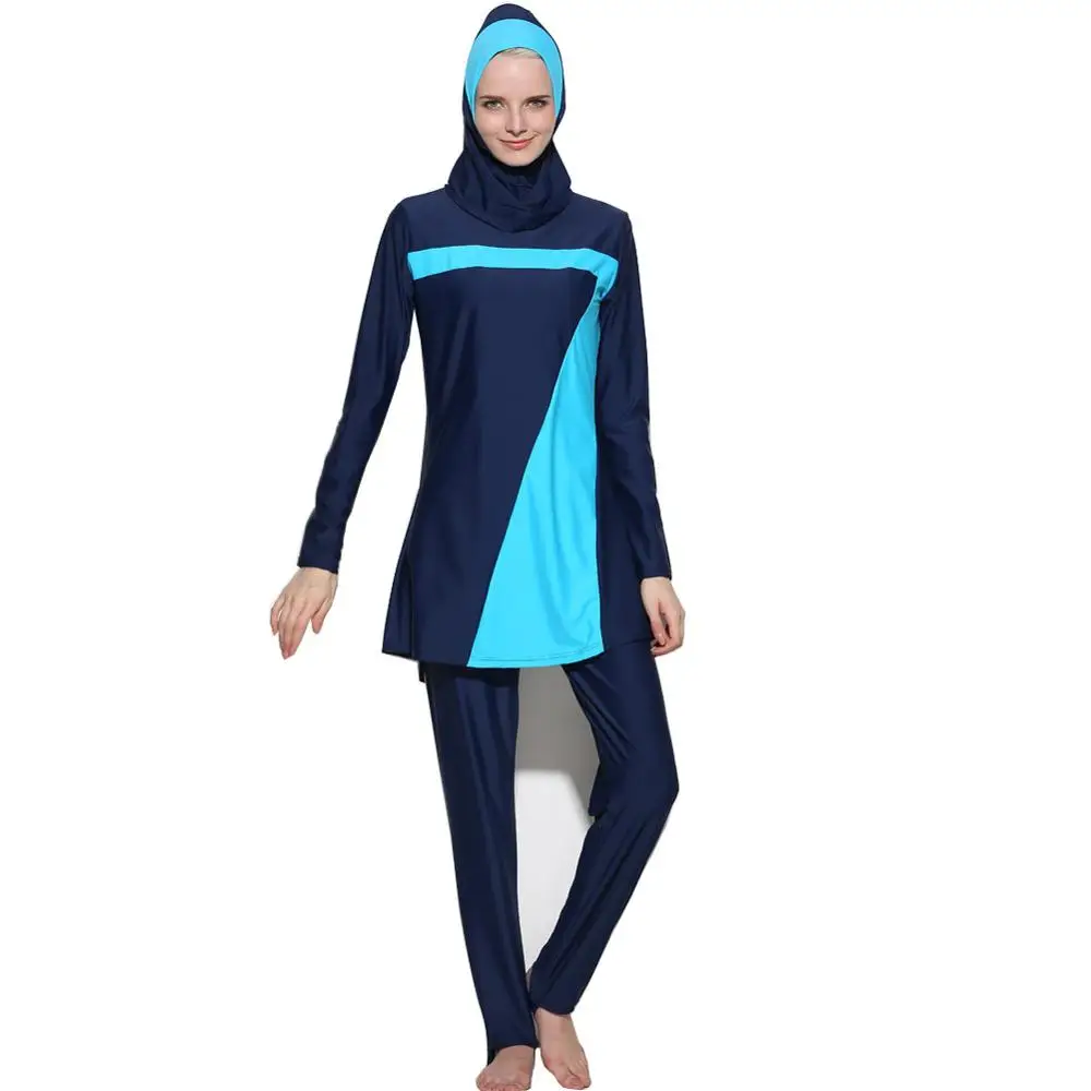 Плюс Размеры Мусульманские купальники Для женщин полный охват Ислам Высокое качество Купальник арабских пляжная одежда