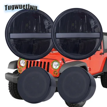 

7inch LED Headlights 7'' drl turn signal led headlight for Land Rover Led Front Grill Turn Signal Lights for Jeep Wrangler JK
