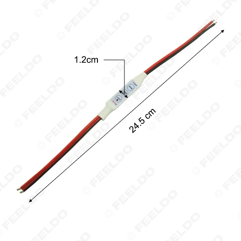 FEELDO 2 шт. DC5V~ 24 В светодиодный модуль мигалки контроллер вспышки Предупреждение светодиодный тормоз/стоп-светильник дневного света# FD-947