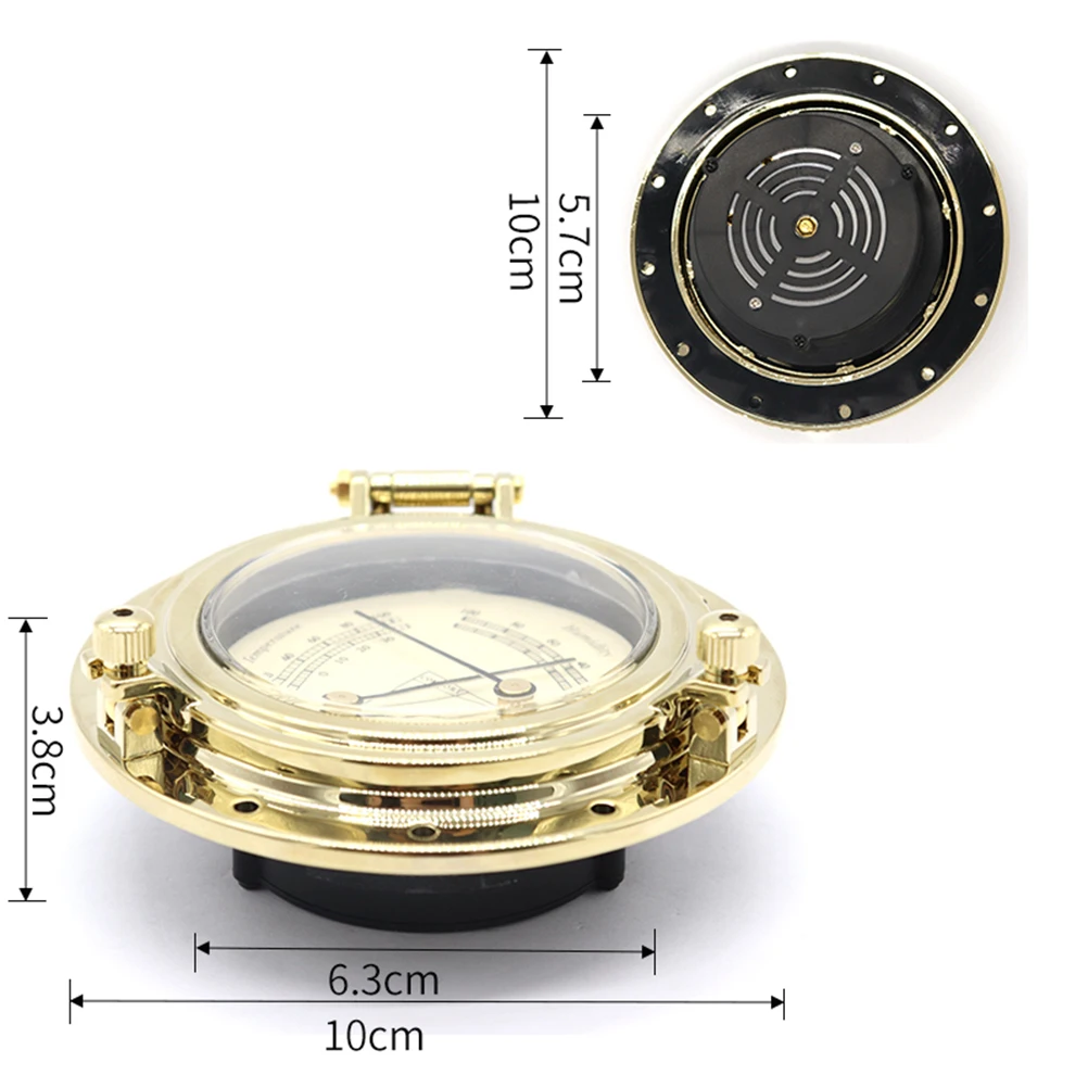 Барометр в ретро-римском стиле 1 X барометр 10 X винты модификация барометр Guage для RV морская яхта лодка