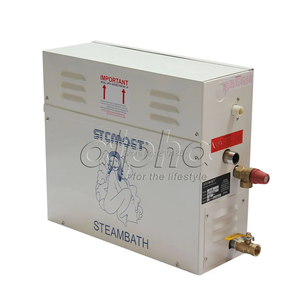  Free Shipping 9KW220-240V 50HZ Standard Steam Generator ST series with Digital Control Panel 2 year