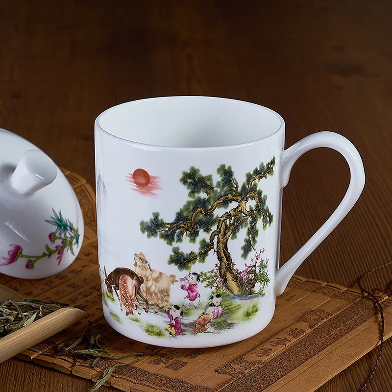 Кофейные кружки в стиле tazas креативные кофейные с китайским рисунком чашка для