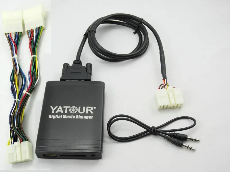 

Yatour TOY1+YT-TYBY USB CD Changer Digital music interface adapter SD AUX input fit toyota lexus 5+7 pins navigation 1998-2005