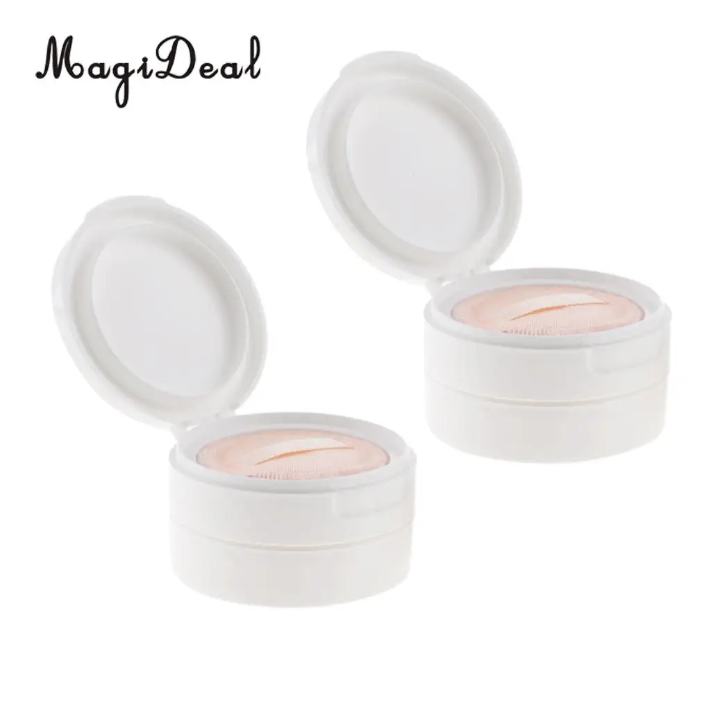 Kesoto 2Pcs 50g Empty Loose Powder Jar Bottle Container/Make Up Sifter Bottles High quanlity