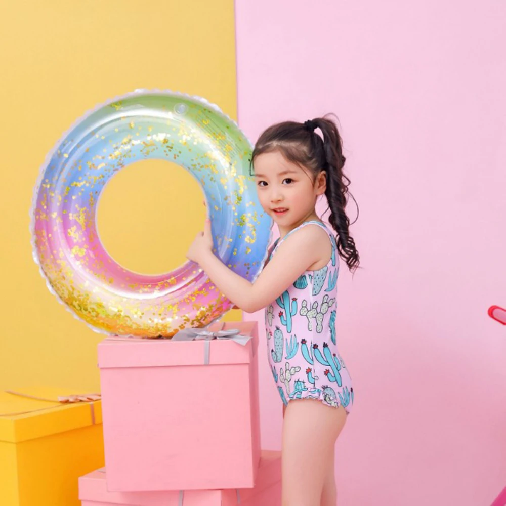 

Inflatable Swimming Ring For 3 4 5 6 7 Years Old Kids Adult Lady Summer Swim Toys Inflatable Pool Float Circle Party Accessory