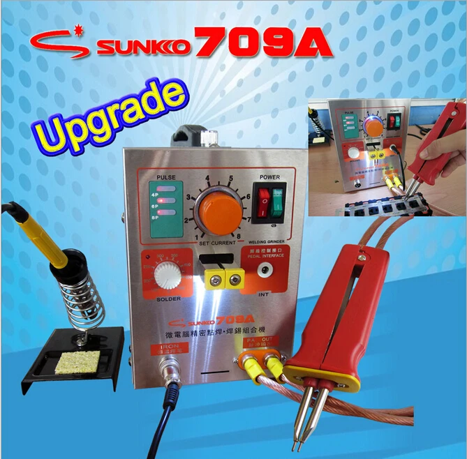 

Upgraded 709A 2 in1 1.9KW Battery Spot Welder Welding Machine for Notebook Mobile phone 18650 16340 14500 Battery Pack