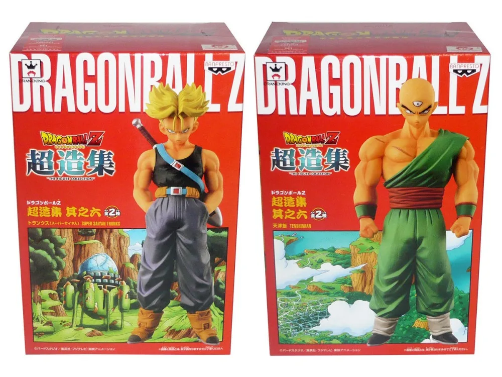 

Japan Anime "DRAGONBALL Dragon Ball Z" Original BANPRESTO Chozousyu Collection Figure Vol.6 - Super Saiyan Trunks & Tenshinhan
