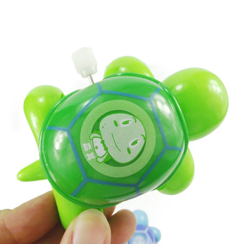 Brand Cute Cartoon Animal Clockwork Tortoise Baby Turtles Toys Crawling Wind UpToy Educational Kids Classic Toy Free shipping!