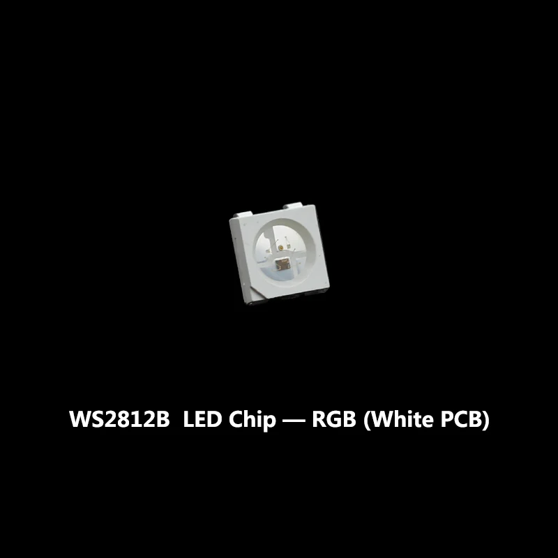 10~ 1000 шт. WS2812B RGB светодиодный чип черный/белый версия SK6812 RGB/RGBW/WWA 3535/5050 SMD индивидуально адресуемый светодиодный чип пикселей - Испускаемый цвет: WS2812B White
