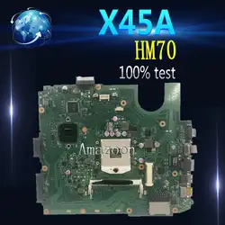 Amazoon X45A материнская плата для ноутбука ASUS X45A Тесты Оригинал материнская плата HM70 DDR3