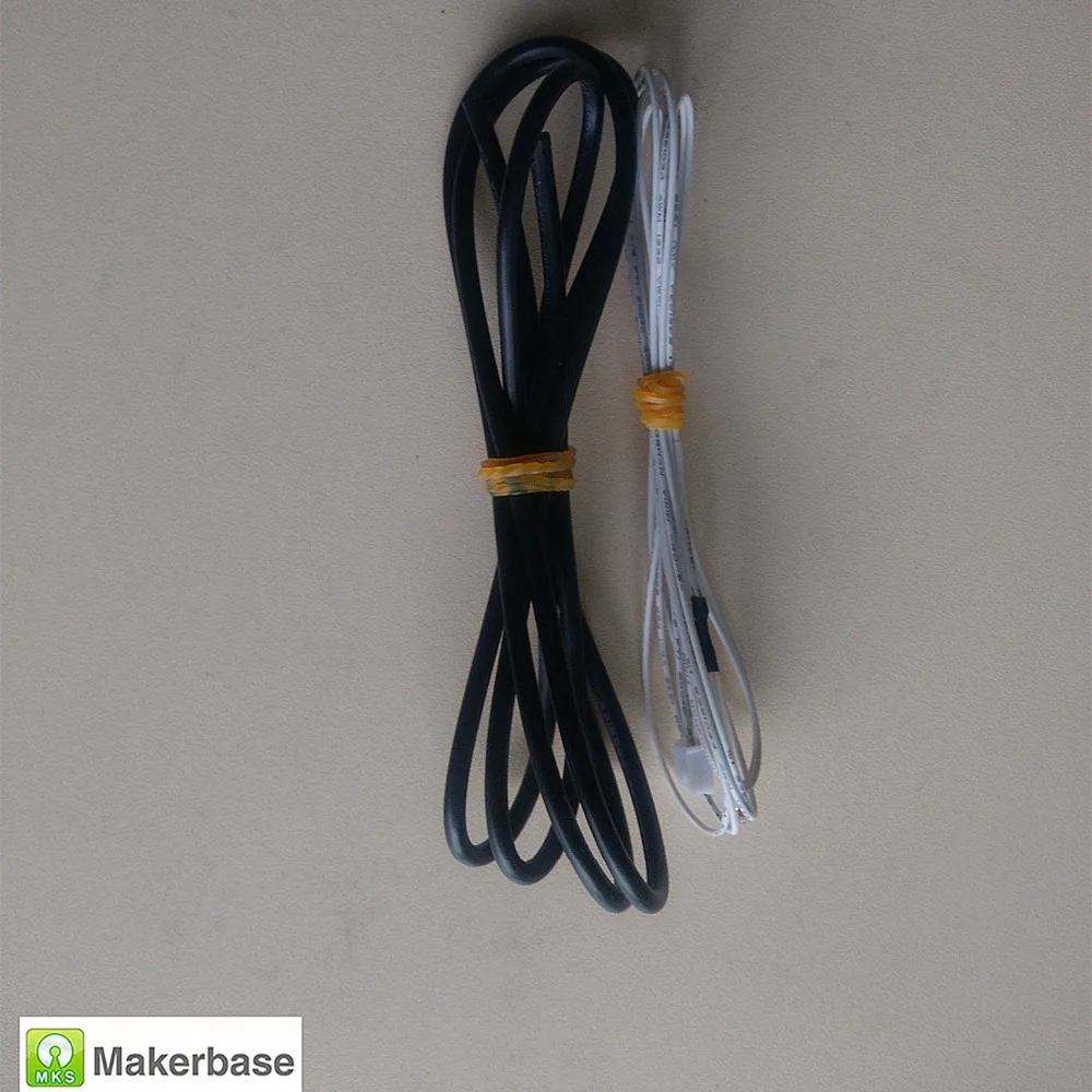 3D printer parts RepRap heated bed thermometry 100k NTC glass sealing thermistor temperature sensor detection kit