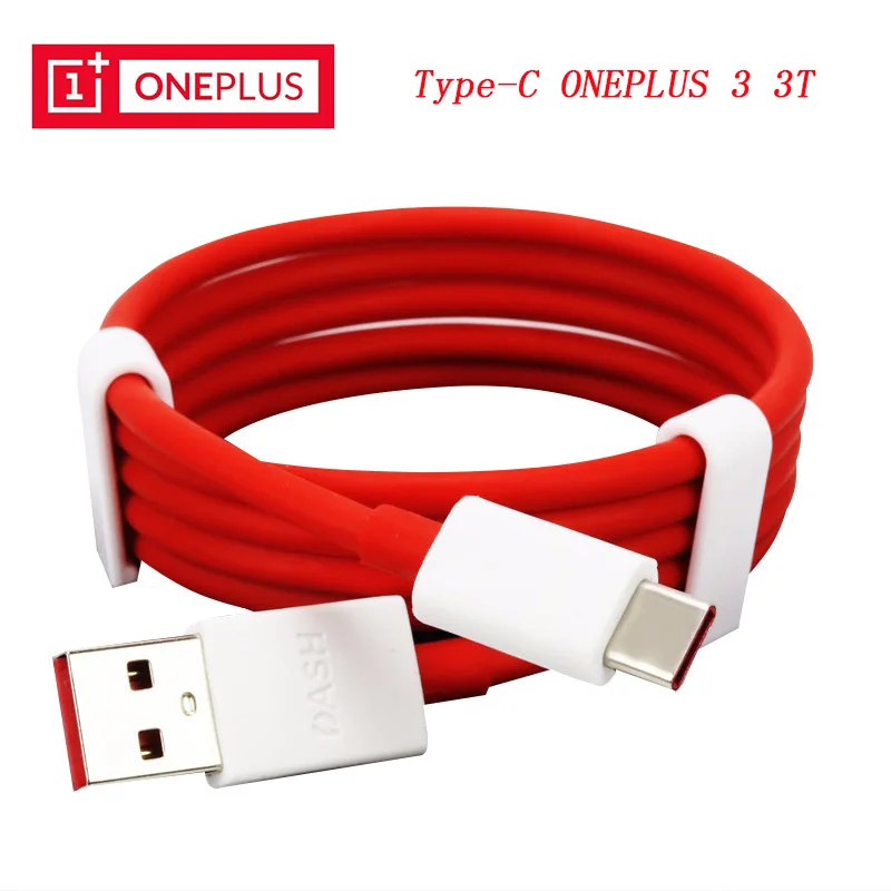 Original 100cm OnePlus flat/round 4A DASH Charge Type C Data Sync Cable