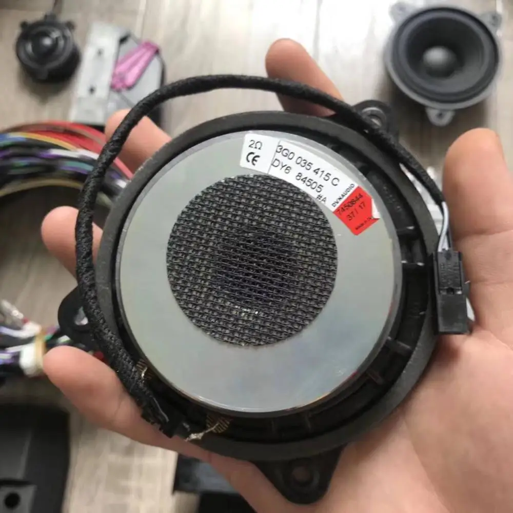 Комплект Динамиков Dynaudio для Passat B8/b8 5 2016 2020 (4 динамика/4 НЧ динамика/2 альт/1 центр/1