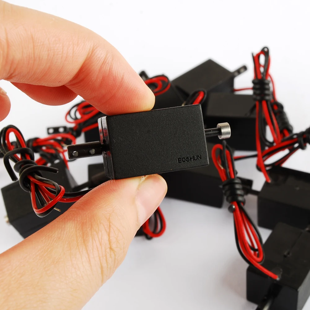10 шт. 12 В самоудерживающийся Электромагнит типа Push and Pull DIY оборудование для
