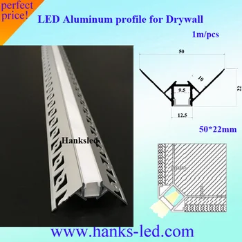 

20pcs 1m aluminum profile for 9mm pcb aluminum channel