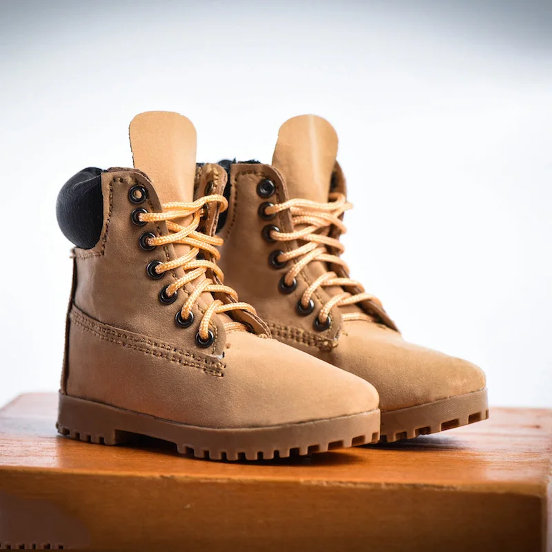 1//6 Climbing Boots Dual Purpose Boots Female Soldiers Shoes Plastic Black