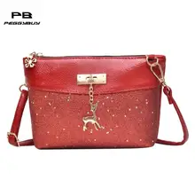 

Brand New Women Messenger Bags Bolsas Feminina Leather Clutch Bag Shining Sequins Mini Handbag Crossbody Shoulder Bags Mochila