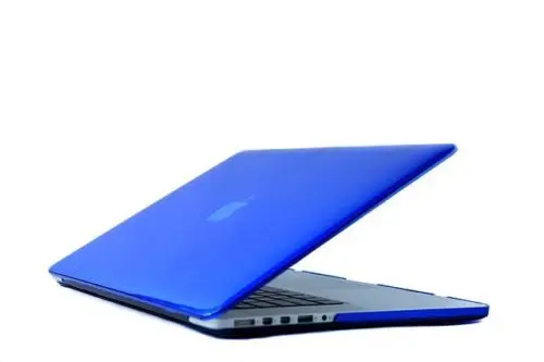 Кристально чистый жесткий чехол+ клавиатура чехол для Apple Macbook Air 11 13 Pro 13 15 retina 12 13 15 дюймов Touch Bar 13 15 чехол - Цвет: Crystal Blue