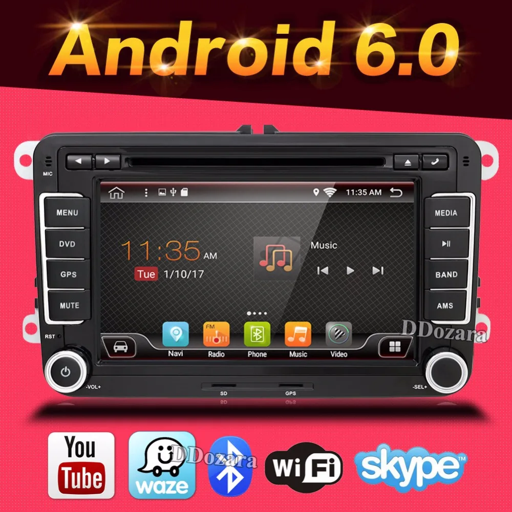 Android 6 0 font b car b font dvd player font b gps b font navigation