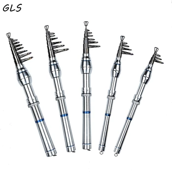 

2018NEW Carbon Fiber Telescopic Fishing Rods Spinning Rod Sea Fishing Pole 1.5m 1.8m 2.1m 2.4m