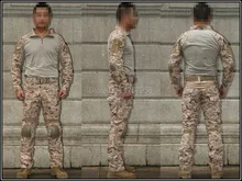 Emerson Gen2 Combat Uniform Set Military Combat Shirt & Pants with knee pad & elbow pad AOR1 EM6914