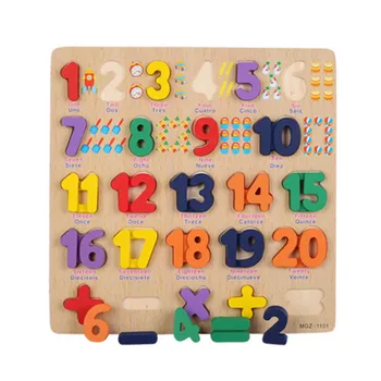 

30*30CM Large Puzzle Wooden Toys Russian Alphabet Puzzles Toys for Children Alphabet Grasp Board Kids Educational Developing Toy