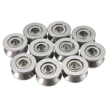 

10PCS BALL BEARING 624VV V SLOT SEALED 4 X 13 X 6mm Silver