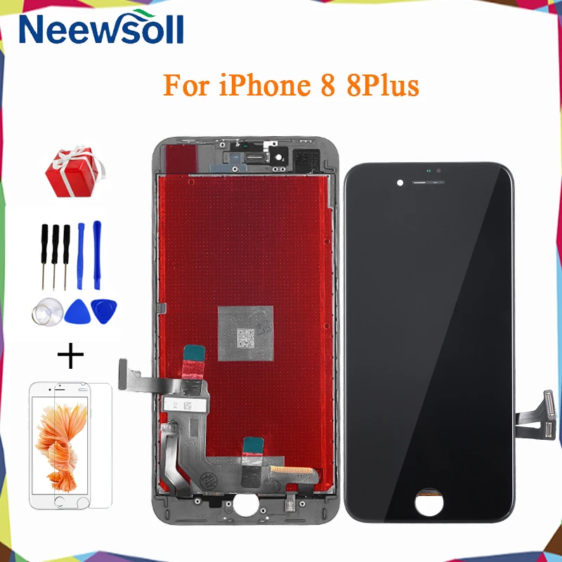 

Neewsoll Grade AAA Top Quality Display For iPhone 8 8Plus LCD Screen with 3D Touch Assembly Digitizer Black and White