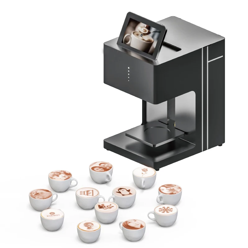 

wifi version Edible ink beverage biscuit coffee printer selfie coffee printer making machine with CE
