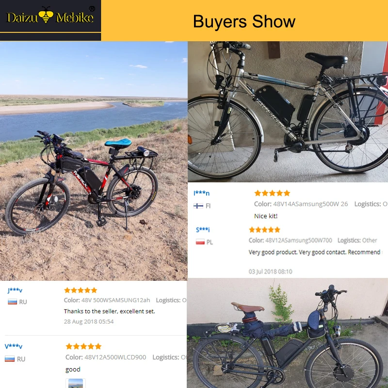 48В 12Ач/16ач LG литиевая батарея Ebike Kit Электрический велосипед конверсионный