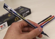 M & G 0.28 мм гелевая ручка ультра тонкий финансовые гелевая ручка 6 шт./партия