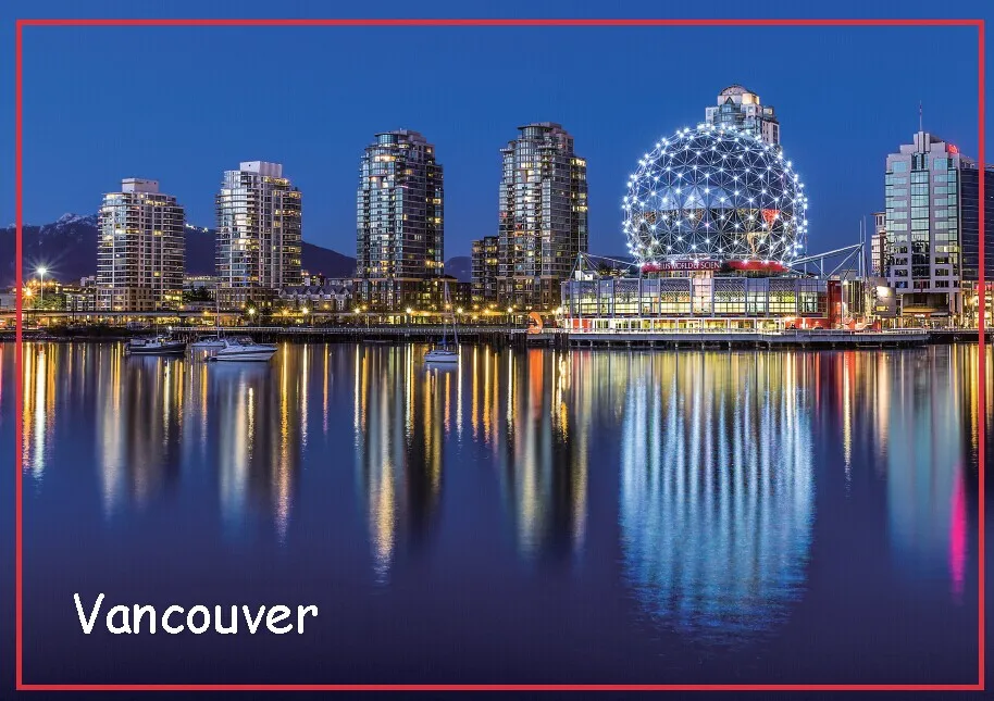 Buy Memorabilia 78*54*3mm Vancouver Souvenir