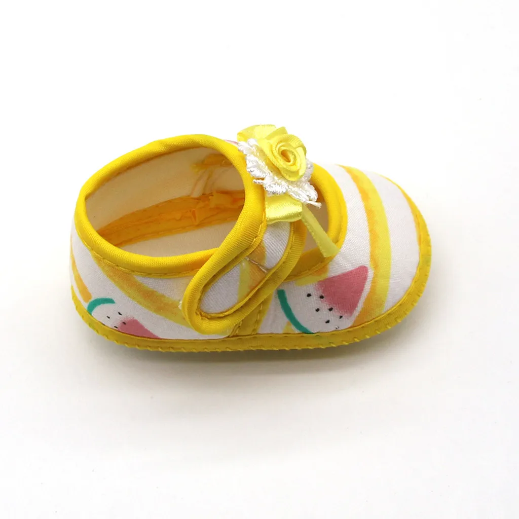 SAGACE с принтом «арбуз», платье принцессы для новорожденных и маленьких девочек, для детей, начинающих ходить; изящная обувь для детей ясельного возраста; детская обувь для мальчиков, на мягкой подошве; тонкие туфли
