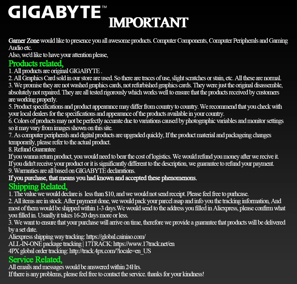 Gigabyte NVIDIA GeForce GTX 950 gigabyte графическая карта с gtx 950 GPU GDDR5 2 Гб 128 бит видеокарта для ПК геймеров б/у карт