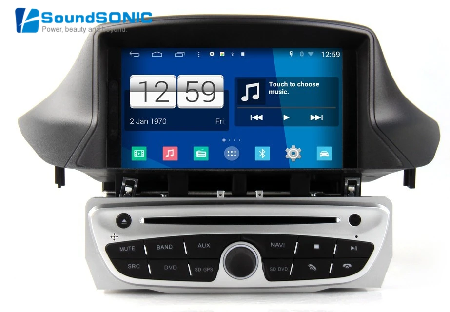 For Renault Megane 3 III Android 4.4.4 GPS Navigation ...