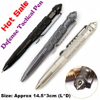 High Quality Portable Multipurpose Anti-skid personalized Aviation Aluminum defensa personal Self Defense Tactical Pen Tool