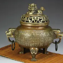 Винтажный Китайский медный для благовоний благовоние, дым-60* долгий срок