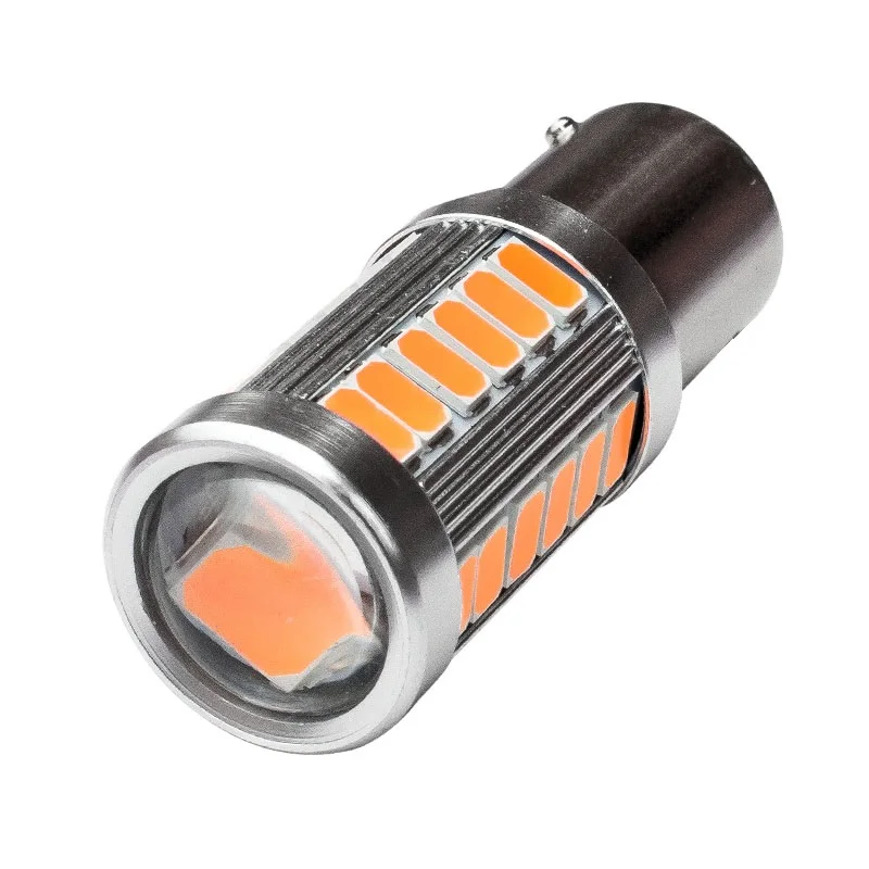 1156PY 7507 PY21W BAU15S 33 Smd 5630 Светодиодный индикатор направления задней части автомобиля