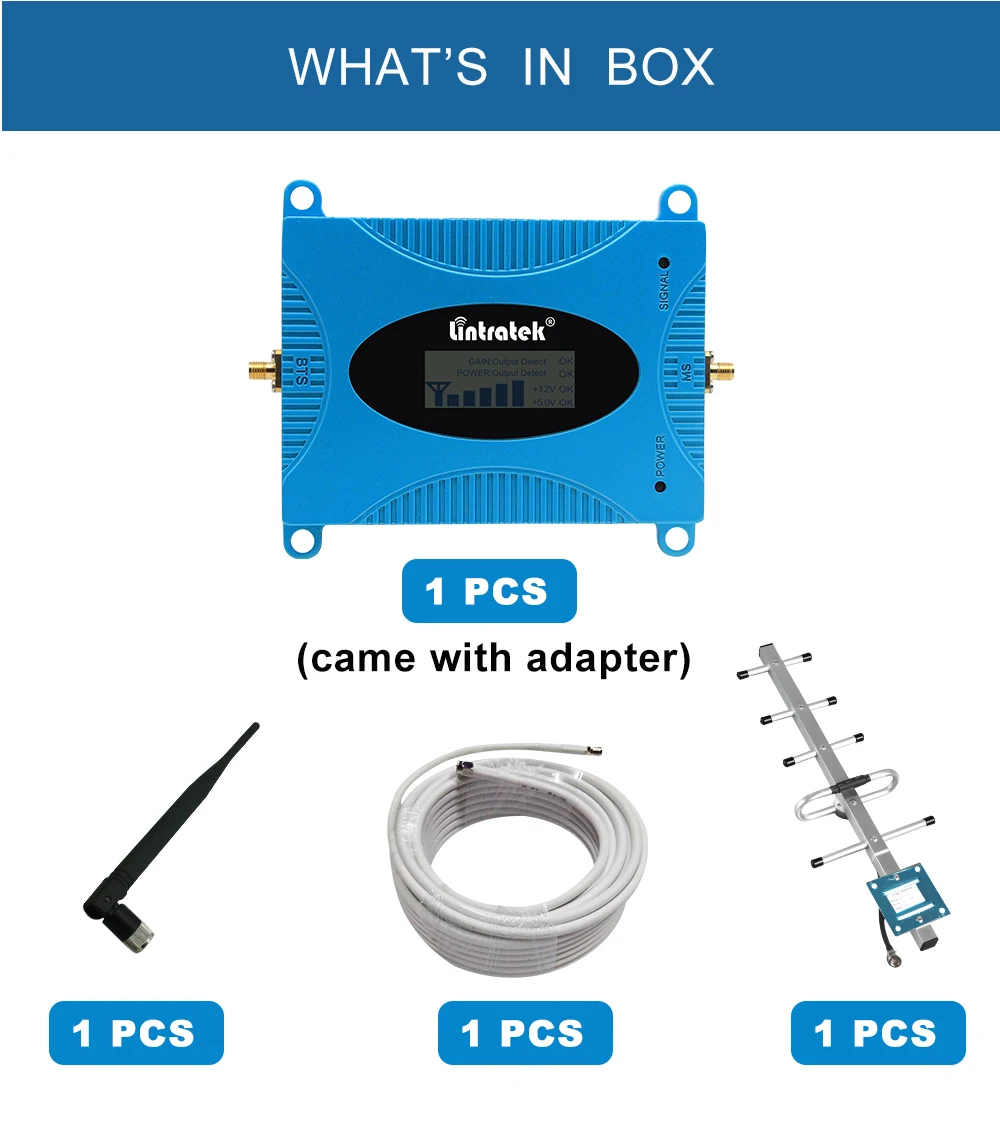 lintratek Celular Signal Booster 850mhz mini 2G/3G