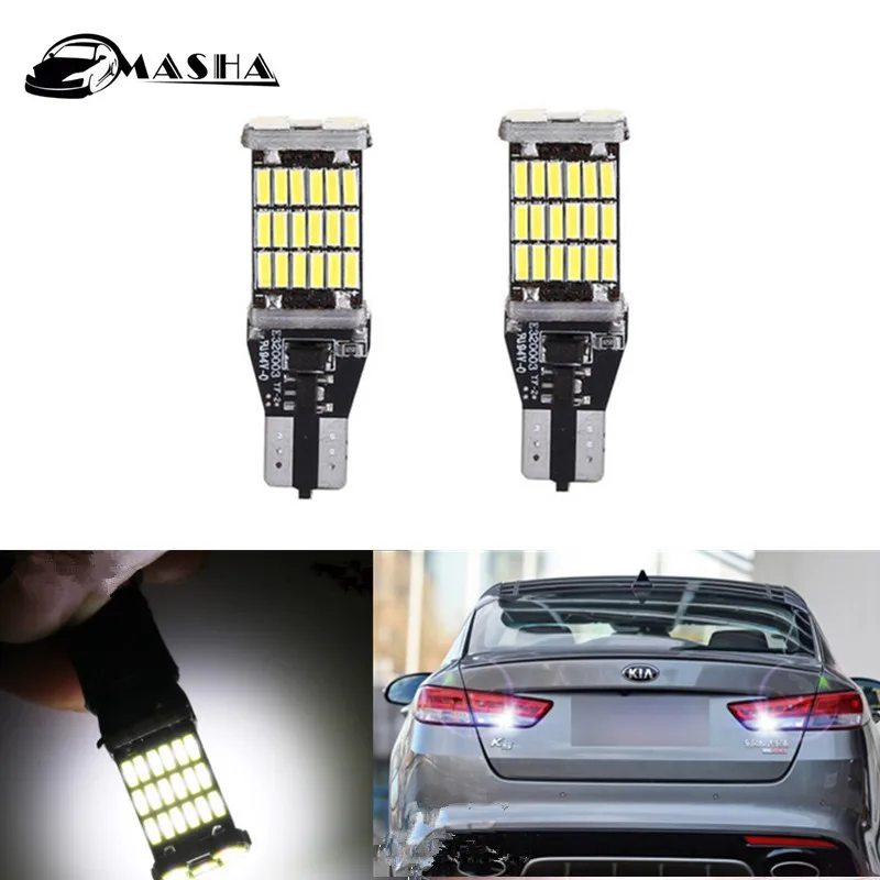 2X Canbus T15 W16W 4014 SMD 45 LED белый автомобиль Резервное копирование Обратный лампа для Kia Rio Sportage 2014 K2 k3 K4 K5 Sorento Cerato Soul