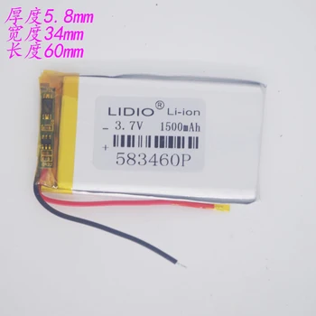 

3.7v polymer lithium battery horse running shoe lamp hairdressing health care instrument recorder can charge large capacity