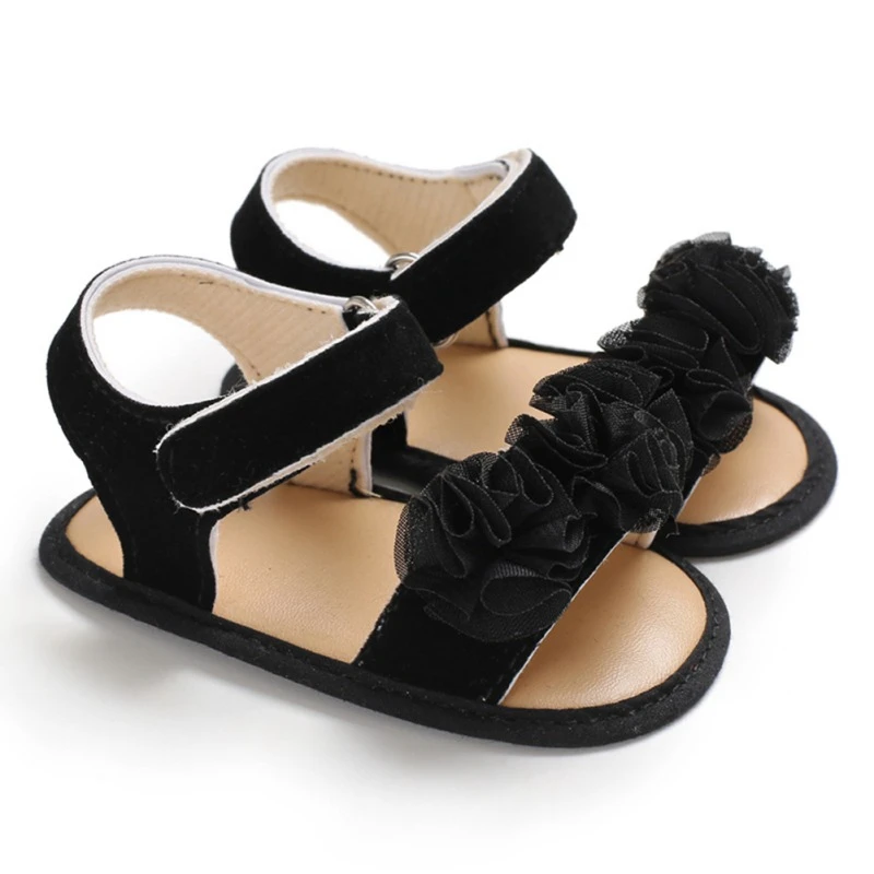 Baby Sandals Toddler Girl Prewalkers Flower Design Walking Shoes Fashion Baby Girl Sandals Cute Shoes For Girls