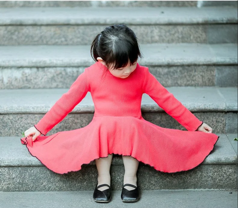 Girl red dress 