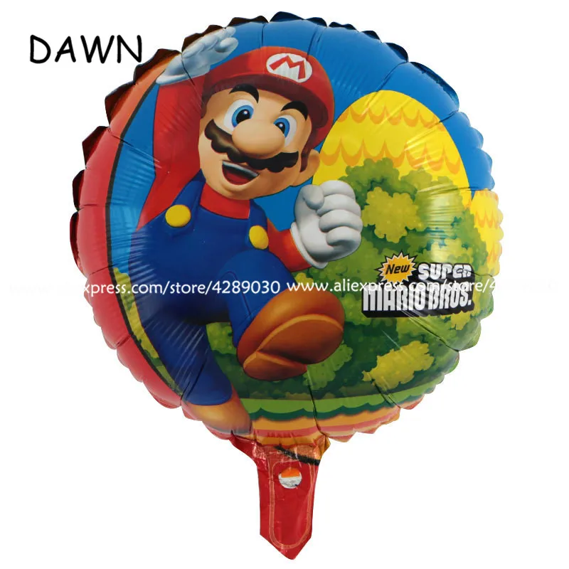10 шт./лот Супер Марио воздушные шары, Классические игрушки Марио Bros майларские воздушные шары День рождения декоративные шары Марио Bros Baby Shower