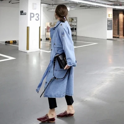 2018 Et Bleu Femininos Jeans Outwear Vintage Femmes Blusas Veste Lâche Zy4133 Automne Manteau Nouvelles Casacos Denim D'hiver nwnraxS