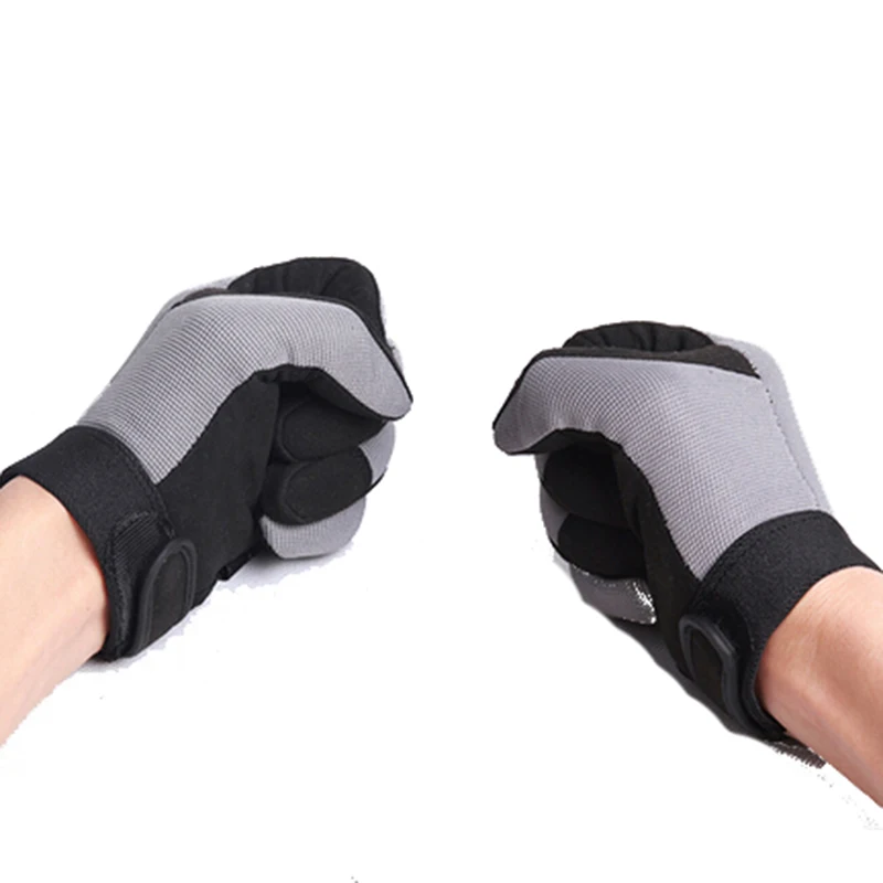 FuLang Cycling font b Gloves b font Fast drying colloidal particles full Finger for winter warm